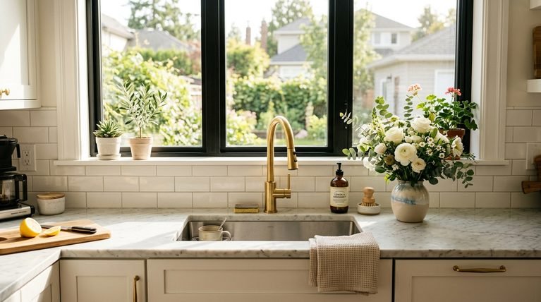 How to Add Privacy to a Kitchen Window Without Blocking Natural Light