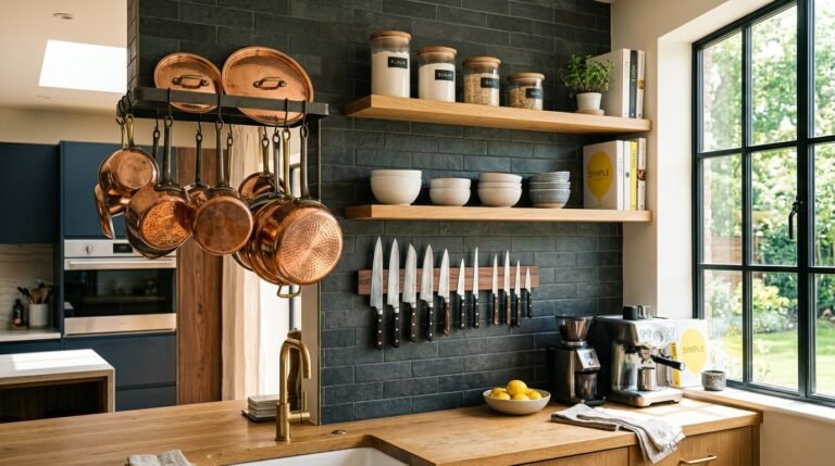 33 Trendy Kitchen Wall Storage Ideas for More Vertical Space