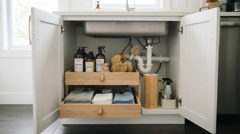 15 Simple Under Sink Kitchen Storage Ideas to Eliminate Clutter