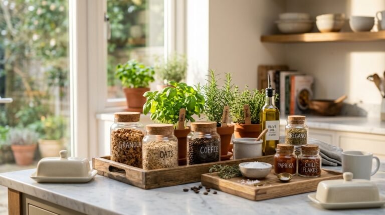17 Elegant Kitchen Counter Storage Ideas for a Tidy Look