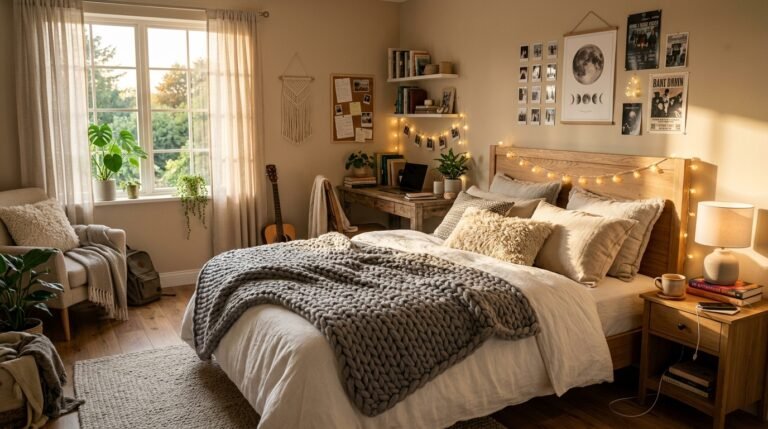 How to Create a Cozy Teen Bedroom with Simple Decor Ideas