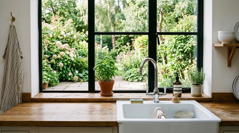26 Genius Kitchen Window Over Sink Ideas to Upgrade Your View
