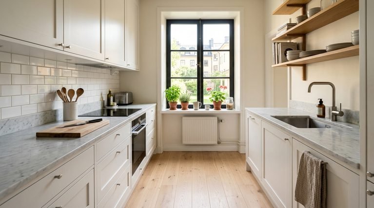 26 Genius Small Kitchen Flooring Ideas for a More Spacious Look