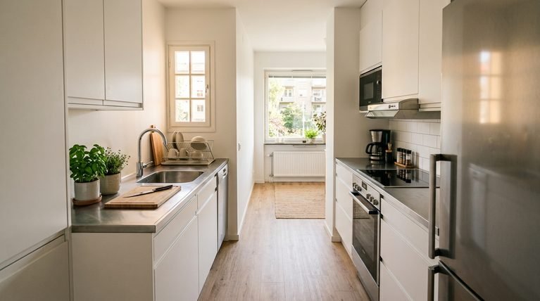 21 Simple Kitchen Flooring Ideas for Apartments for a Stylish Small Space