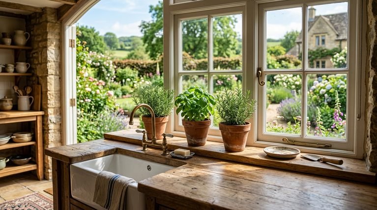 29 Cozy Farmhouse Kitchen Window Ideas for a Warm Rustic Look